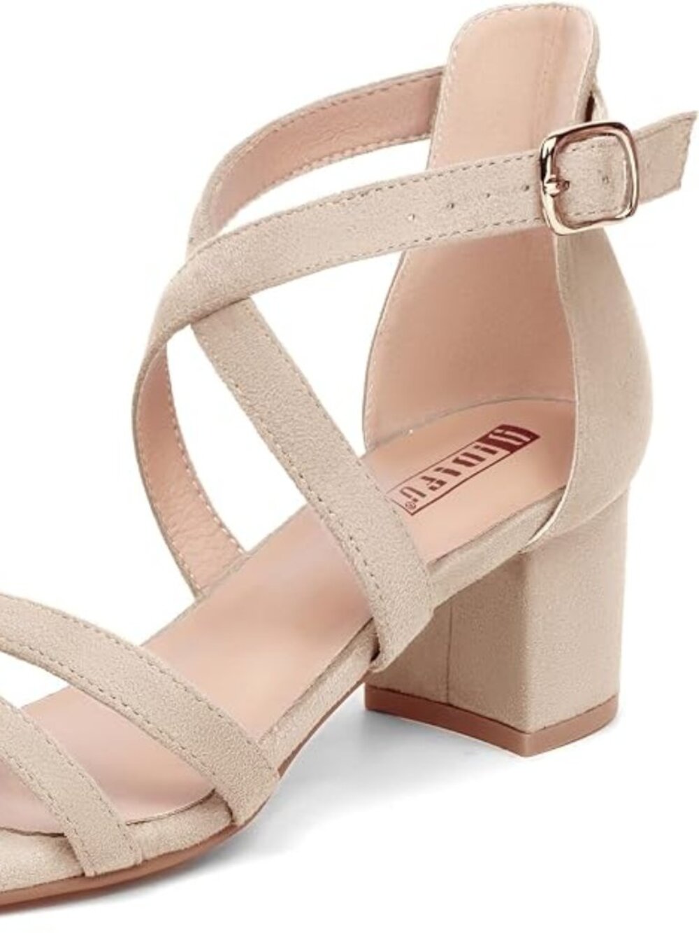 Cream colored dress shoes by IDIFU